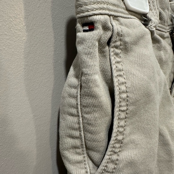 3 for $45_ Tommy Hilfiger Slim Fit Beige pants 98% cotton, adjustable waist - Picture 4 of 11